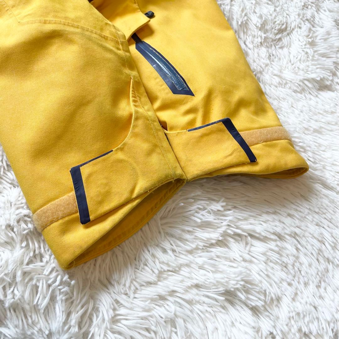 MAMMUT 多機能アウター スノージャケット Lサイズ 刺繍ロゴ イエロー