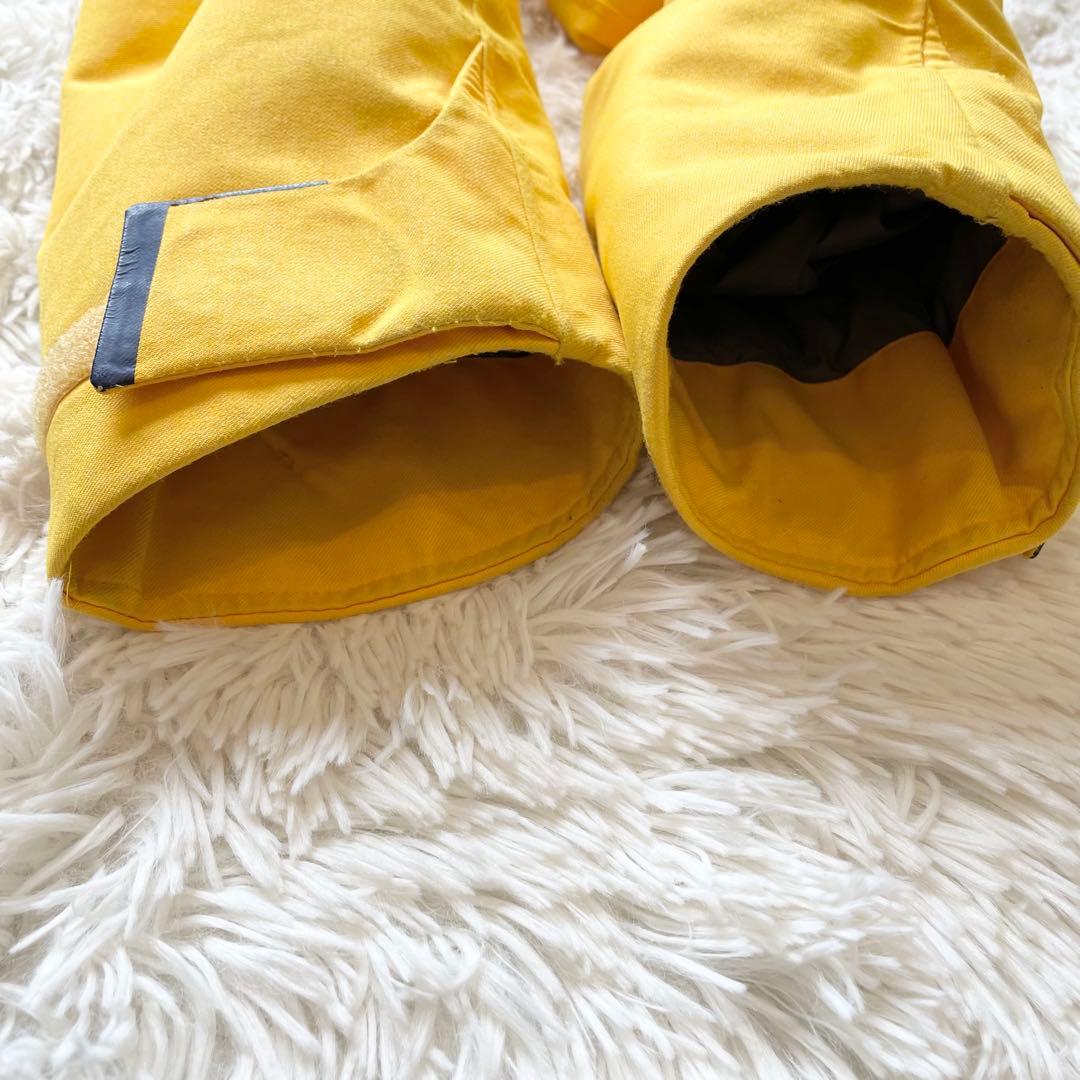 MAMMUT 多機能アウター スノージャケット Lサイズ 刺繍ロゴ イエロー