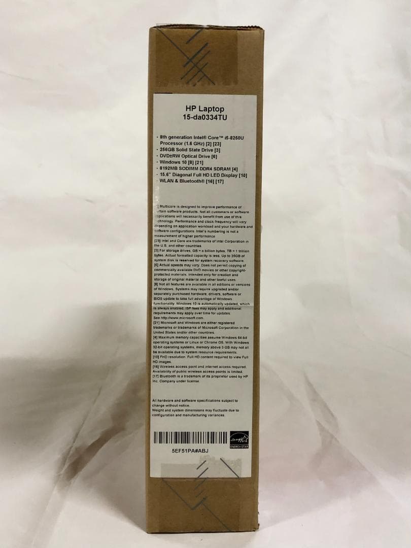 【未開封】HP　ノートパソコン　15-da0334tu　PC　022222