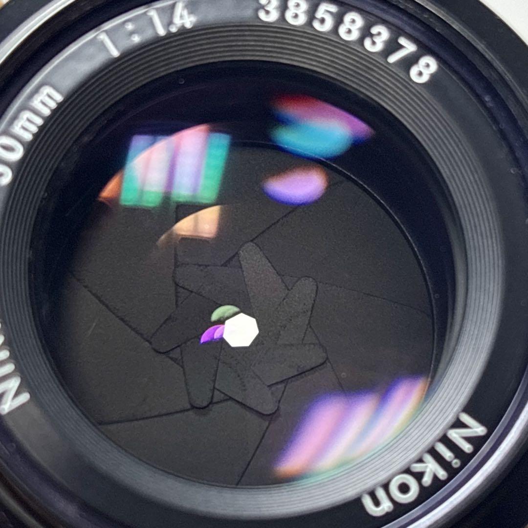 美品 Nikon Nikkor 50mm F1.4 非Ai MFレンズ
