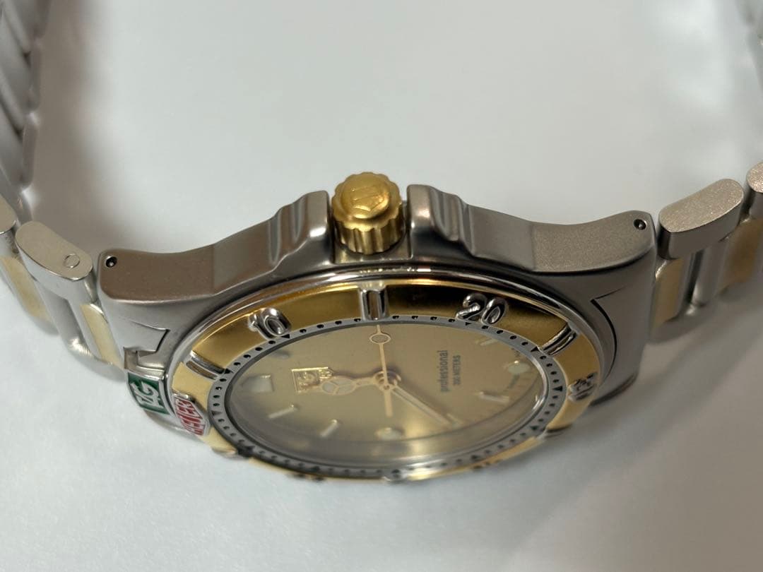 【美品 電池新品】タグホイヤー 995.413K プロフェッショナル クオーツ