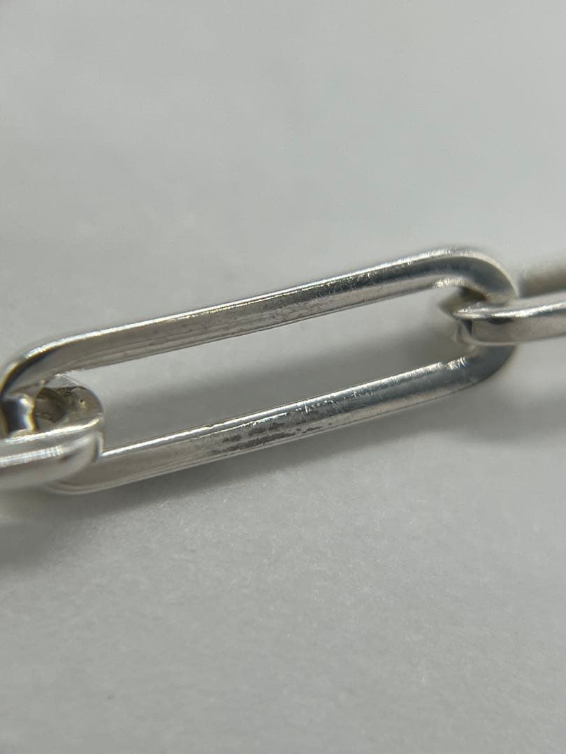 グッチ GUCCI クリップチェーン ネックレス SV925 オーバル 希少