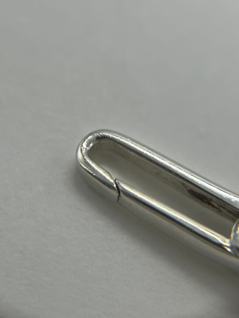 グッチ GUCCI クリップチェーン ネックレス SV925 オーバル 希少