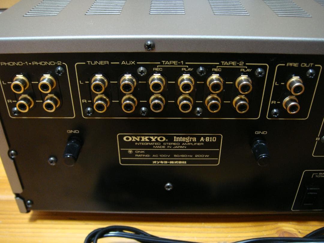 整備済 程度良 ONKYO オンキョー プリメイン Integra A-810