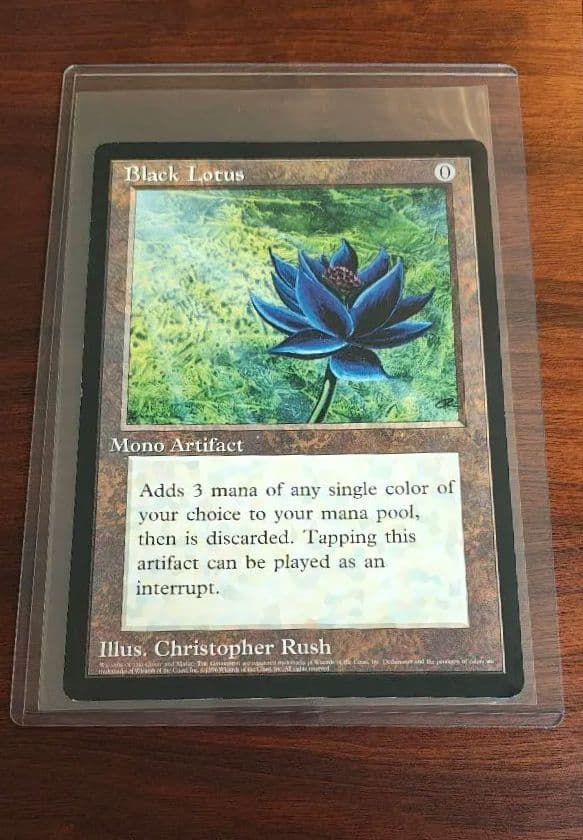 大判カード Black Lotus １枚 MTG　SCREW