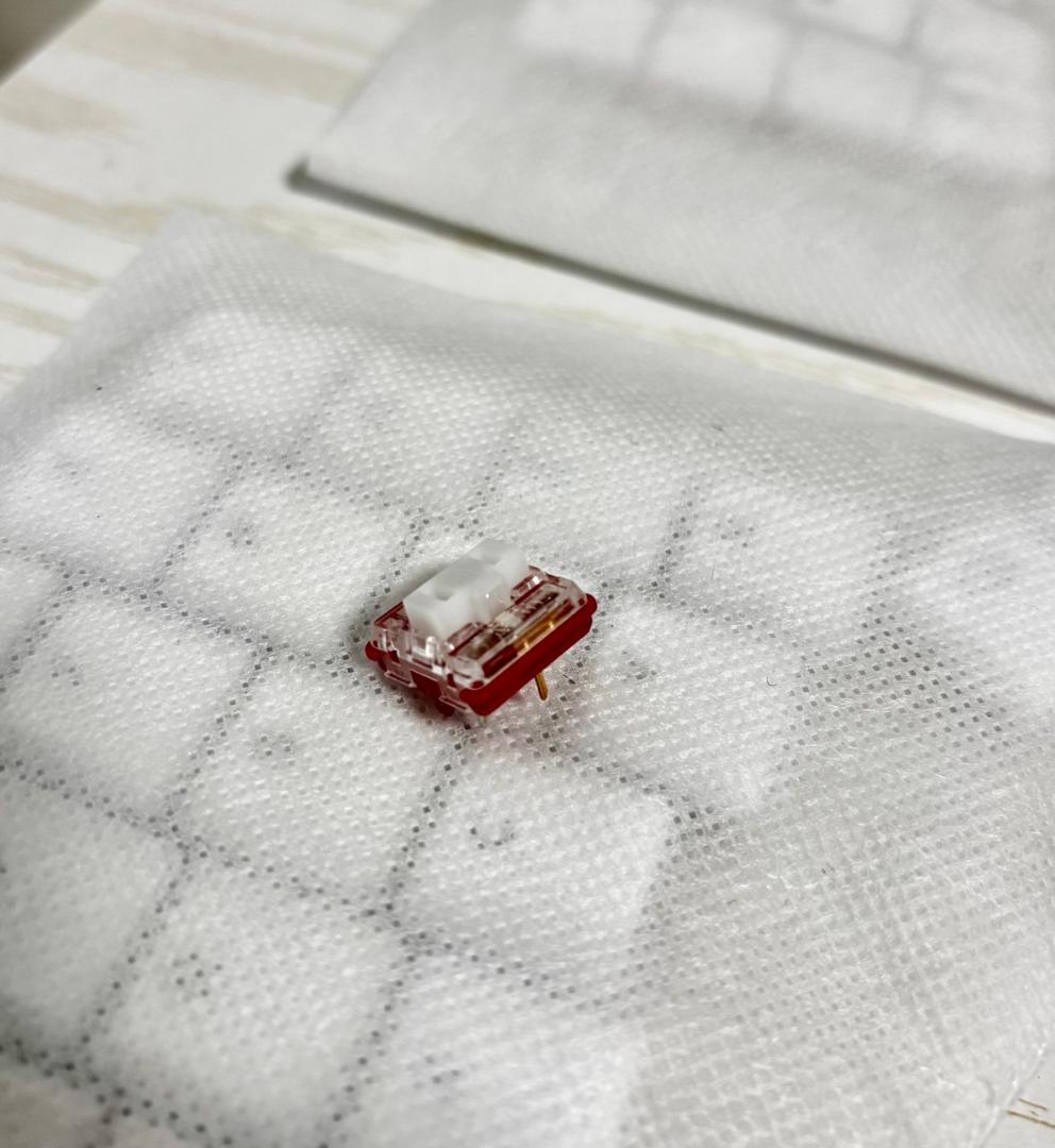 「新品同様」ZSA Voyager 白い色キーボード