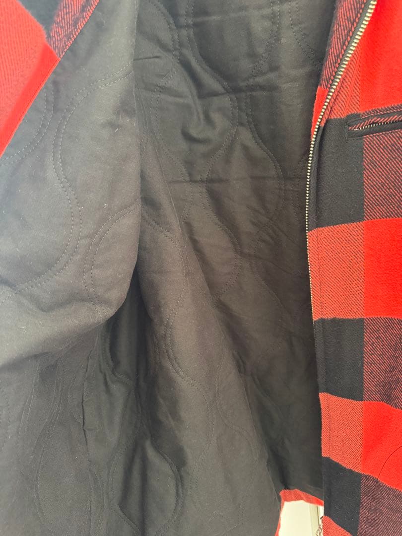 CHALLENGER レッド・ブラックチェック ジャケット M