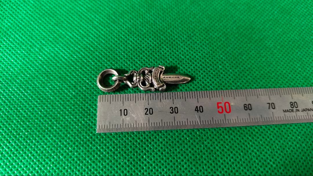 【値下げ交渉可能】クロムハーツ　ダガーチャーム　1998　シルバー925