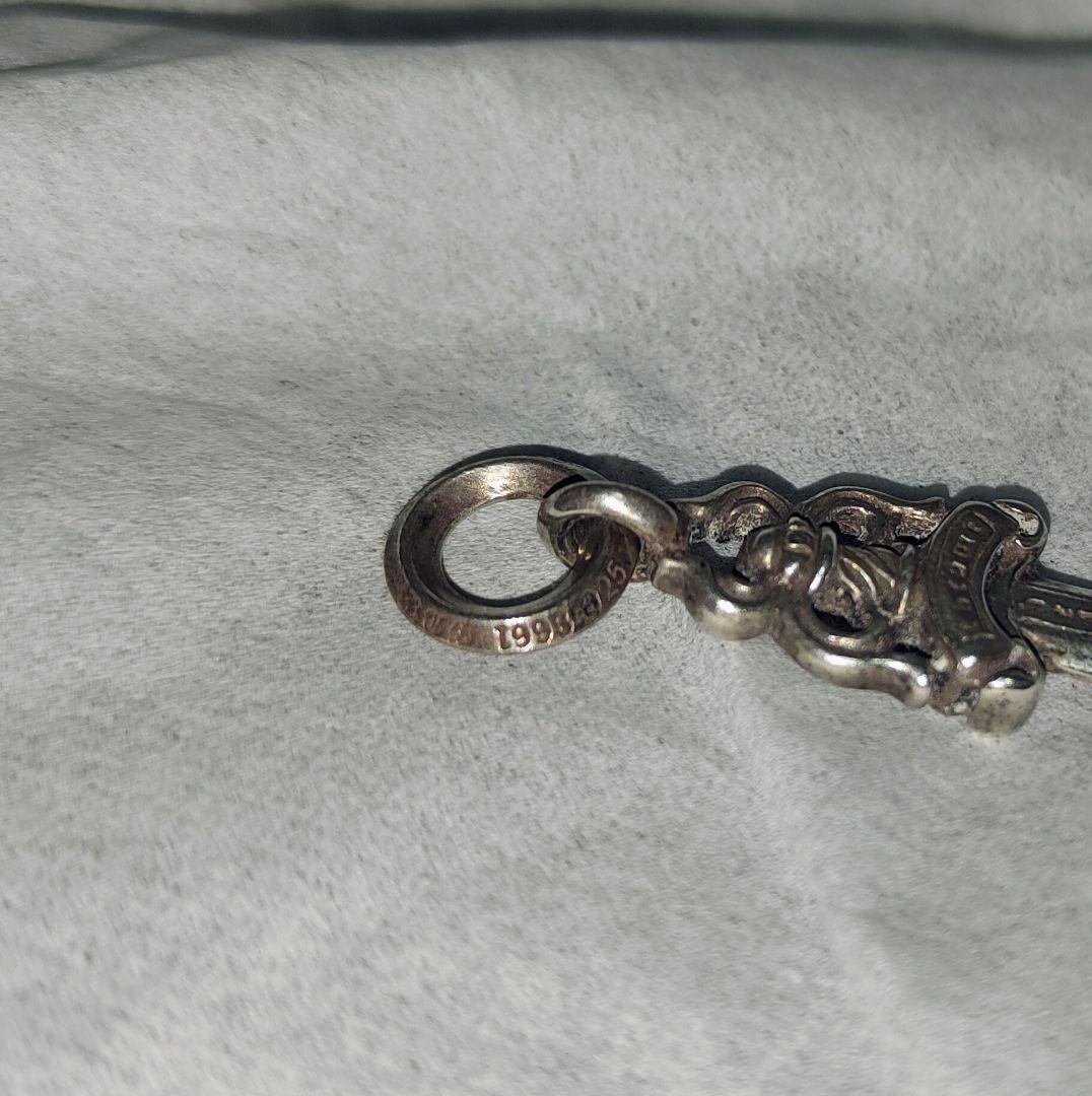 【値下げ交渉可能】クロムハーツ　ダガーチャーム　1998　シルバー925