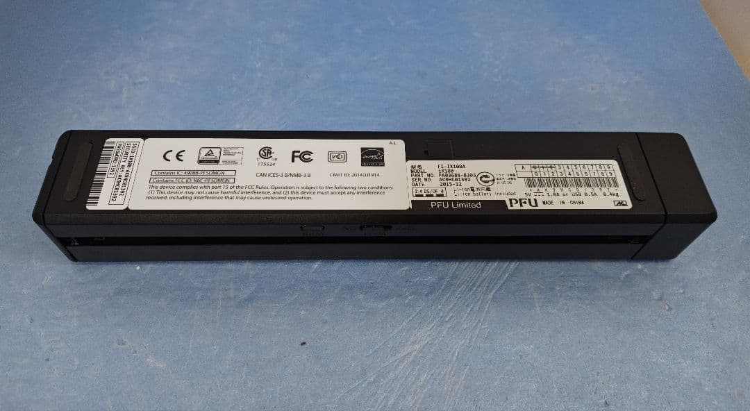 富士通 ScanSnap スキャナー iX100（黒）