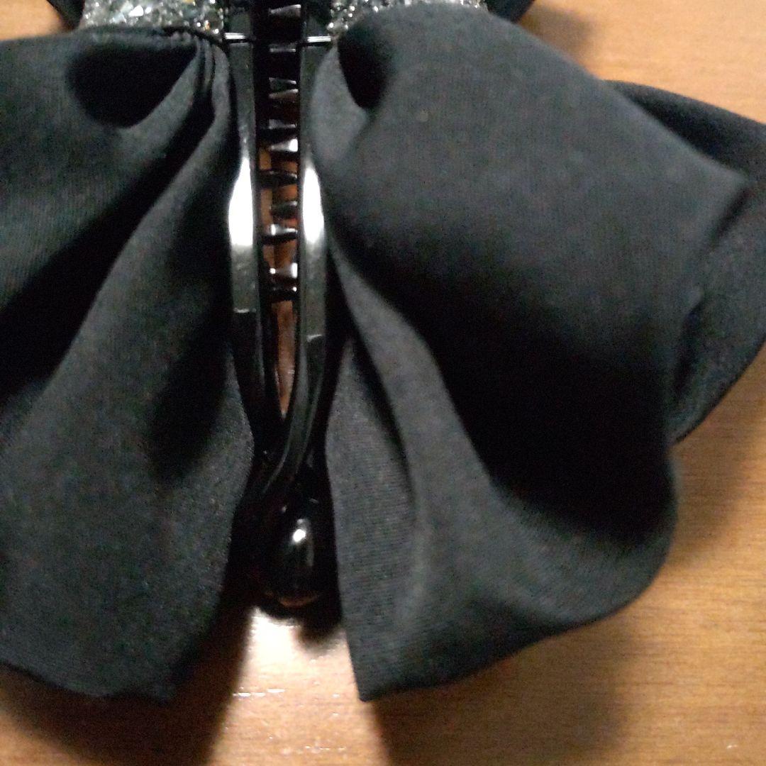 コンプレックスビズ ラフィネリボン バナナクリップ(ブラック)