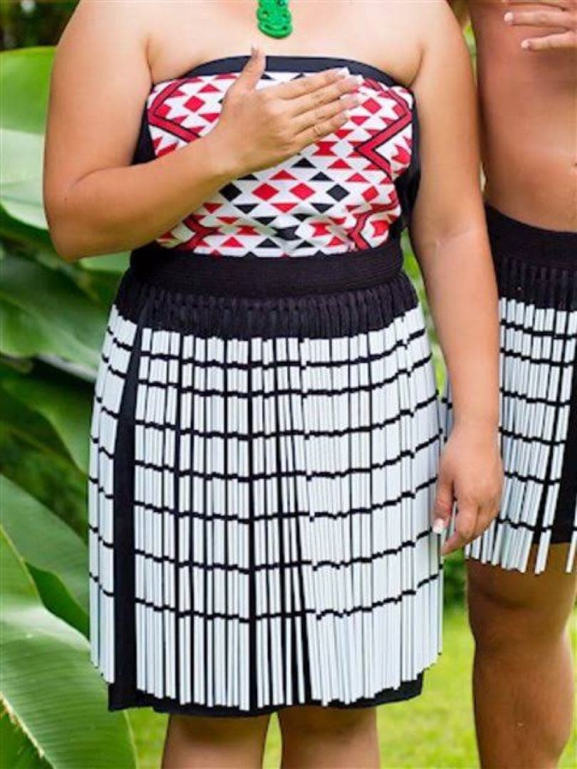 【定番】マオリ族3点セット　ピウピウ＆ヘアバンド（ハワイで購入）＋ポイボール