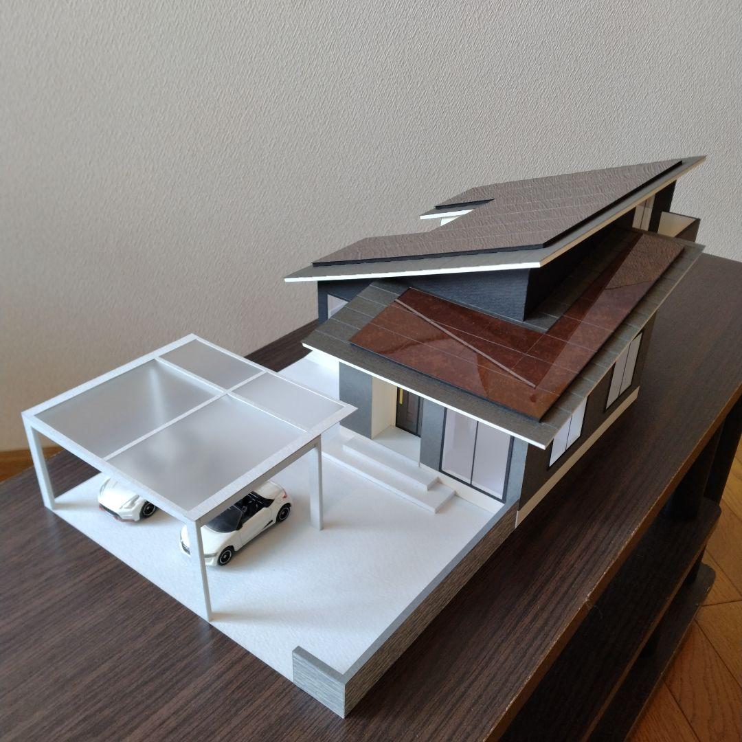 50分の1，平屋＆ロフト内外模型No.90『威風堂々328・凛』