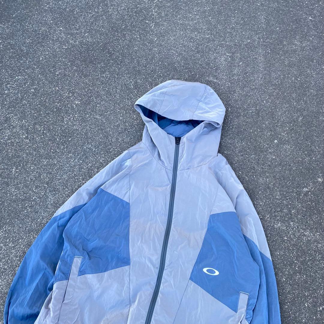 00s OAKLEY 短丈 nylon jacket y2k テック系 人気