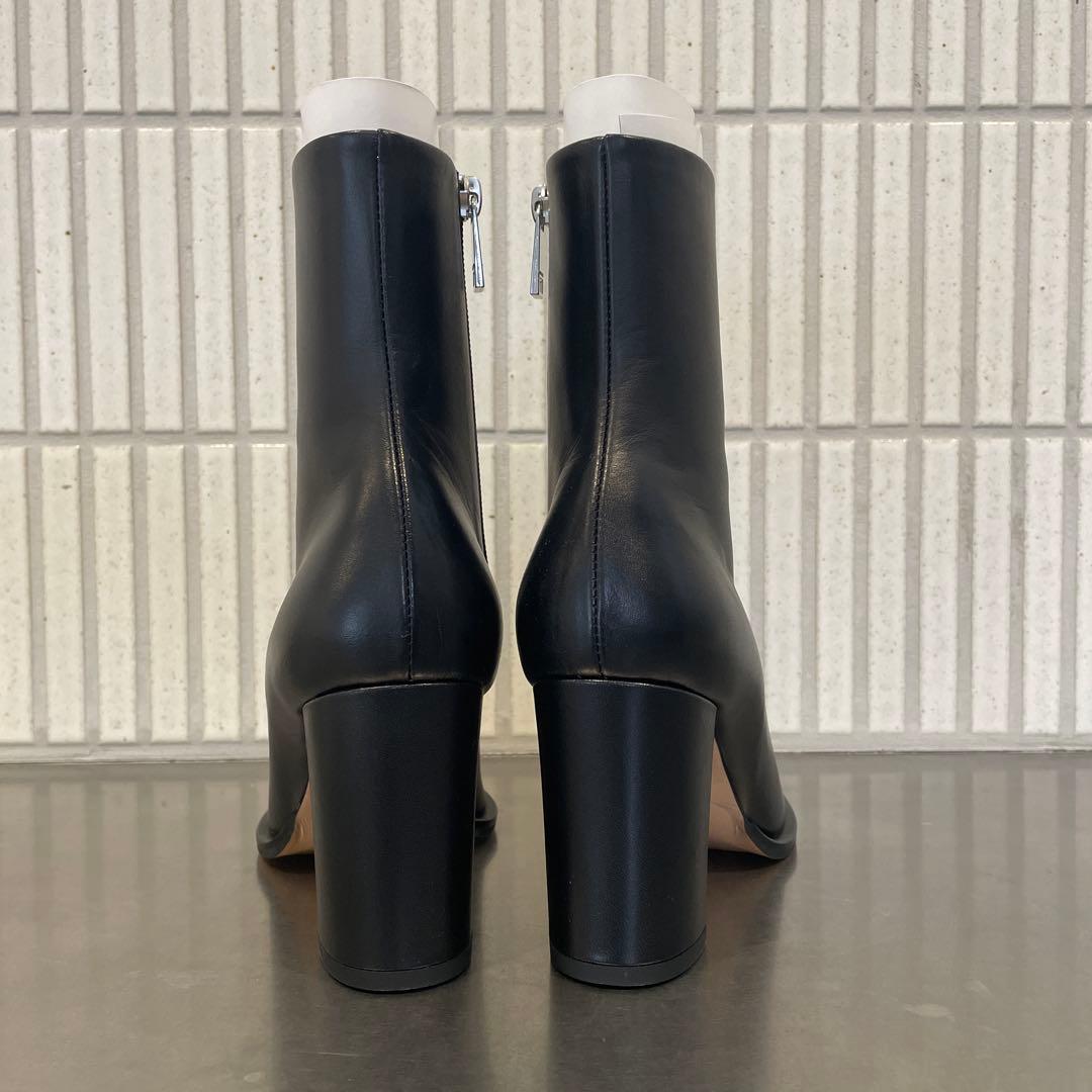 CLANE ブラック スクエアトゥ ブーツ　37