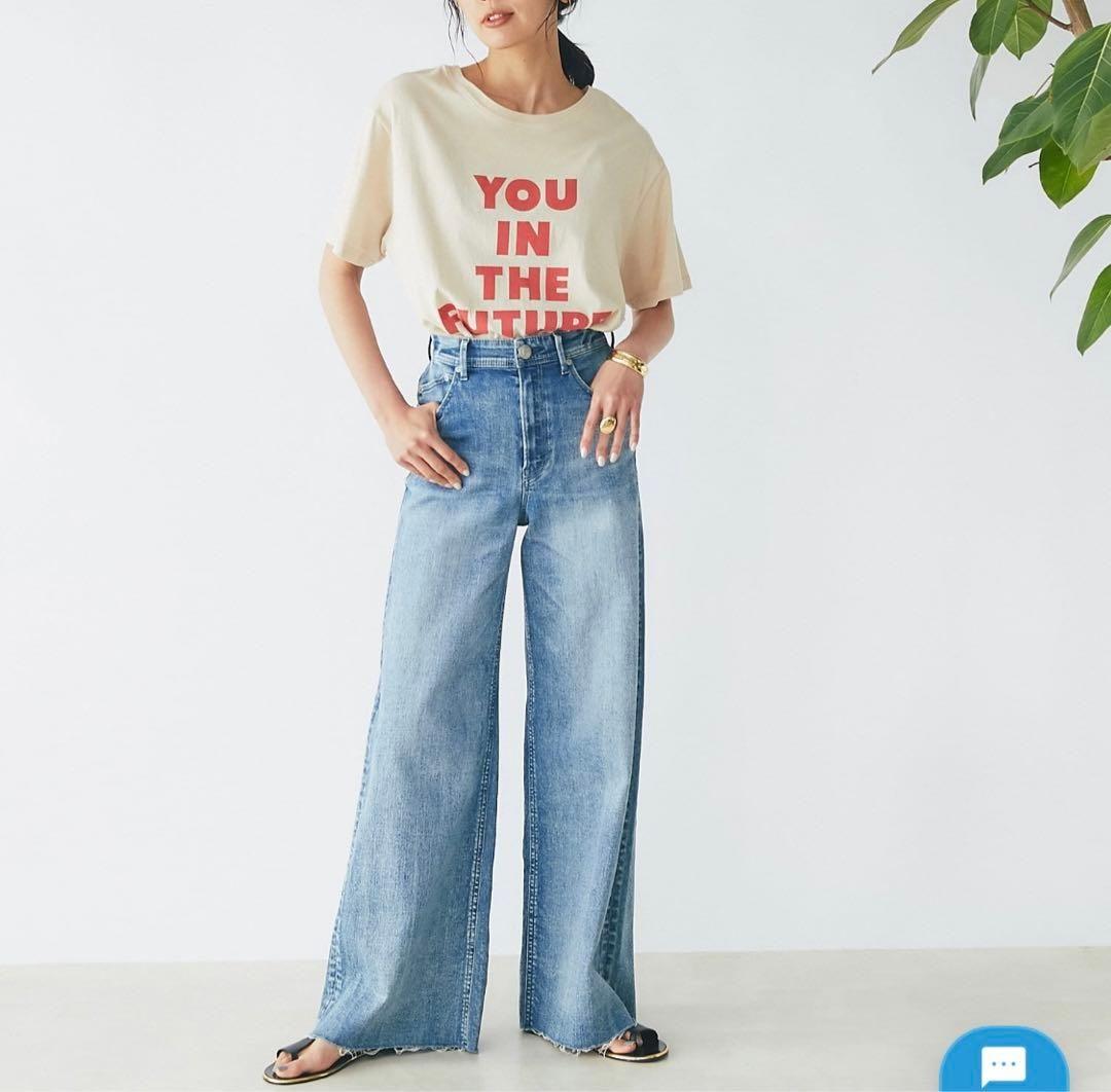 値下げ不可　新品タグ付き　ヤヌーク　yanuk ワイドフレア 23　CVL