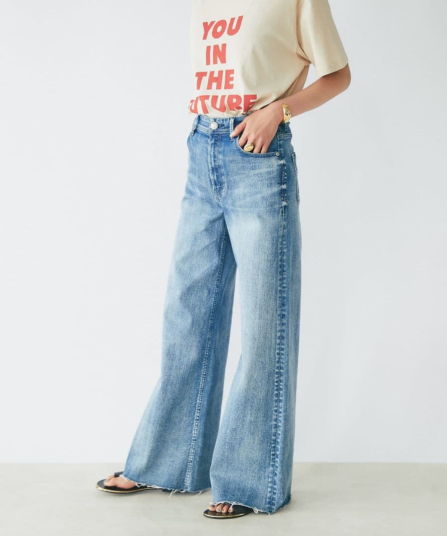 値下げ不可　新品タグ付き　ヤヌーク　yanuk ワイドフレア 23　CVL