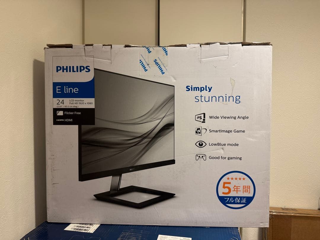 PHILIPS E line 24インチ モニター 本体