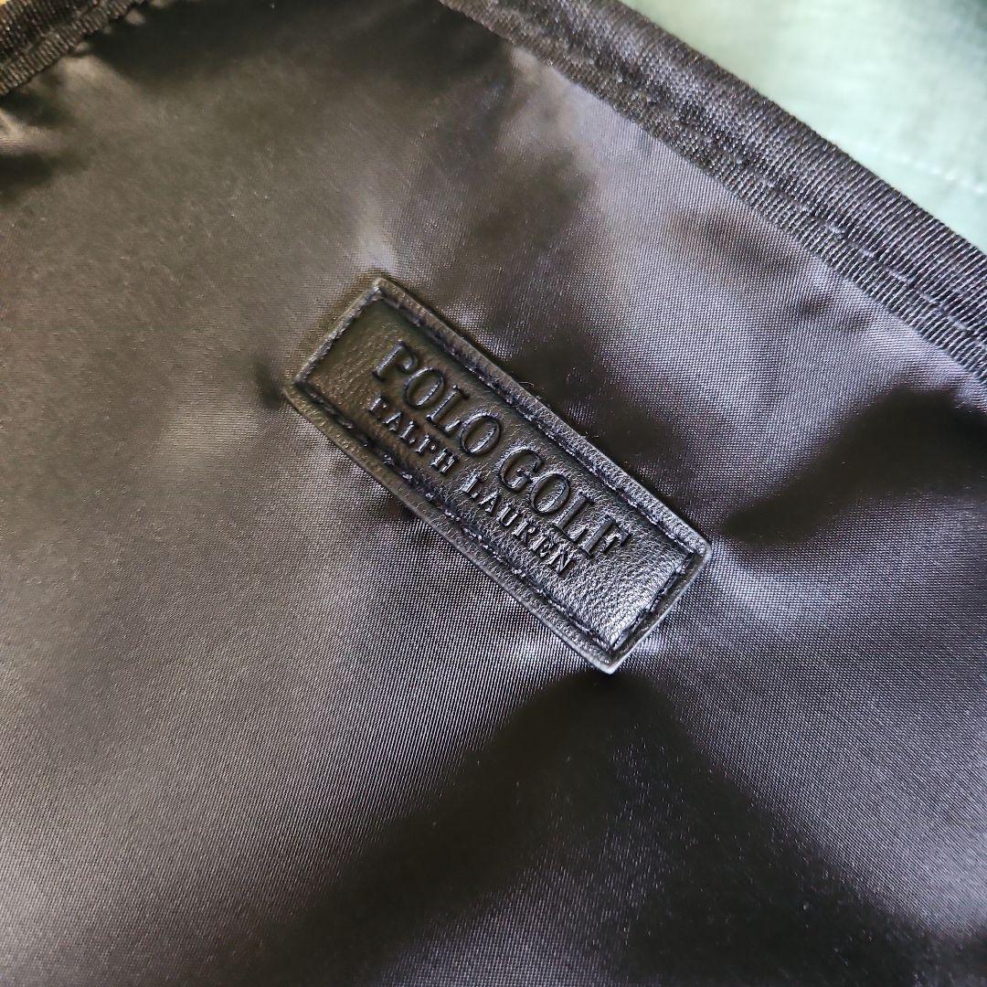 POLO ブラック 　ゴルフシューズバッグ