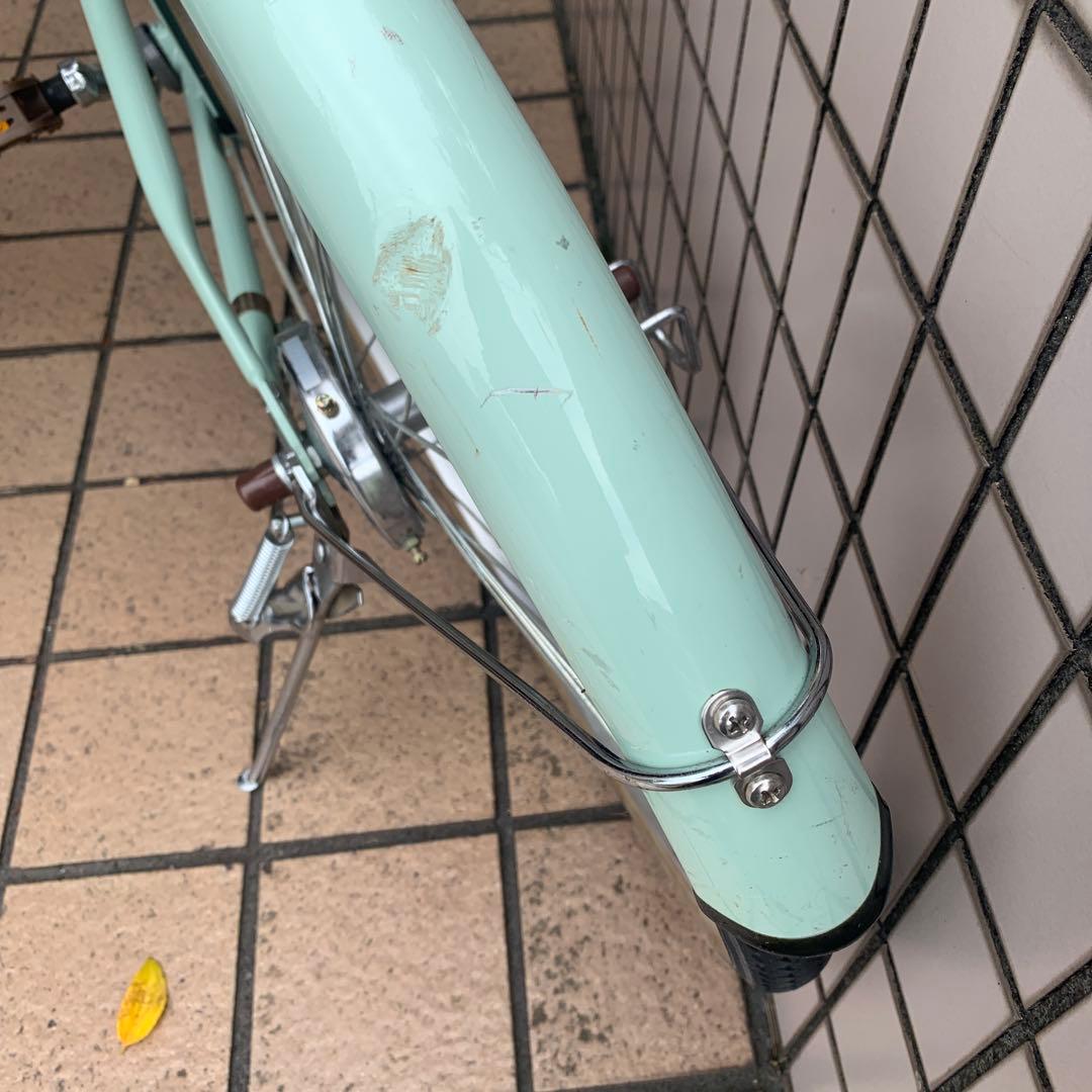 【POM】MAHALOジュニア ミントグリーン 自転車 変速機付き　22