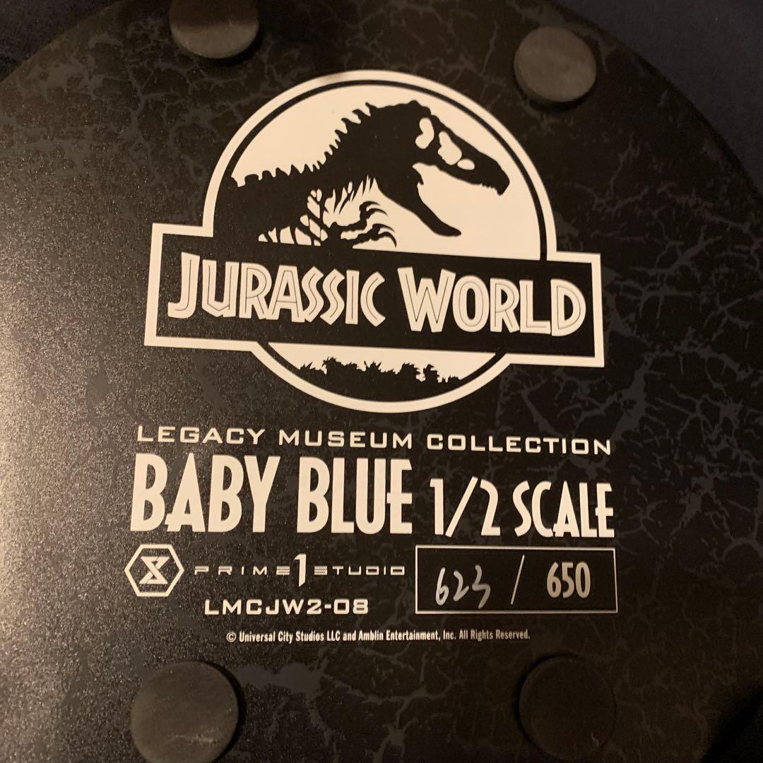 プライム1スタジオ　ベビーブルー1/2スケール　ジュラシックワールド