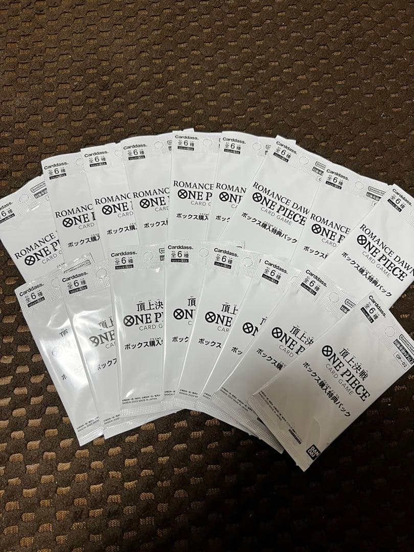 【新品】ワンピースカード BOX購入特典パック プロモ17パック