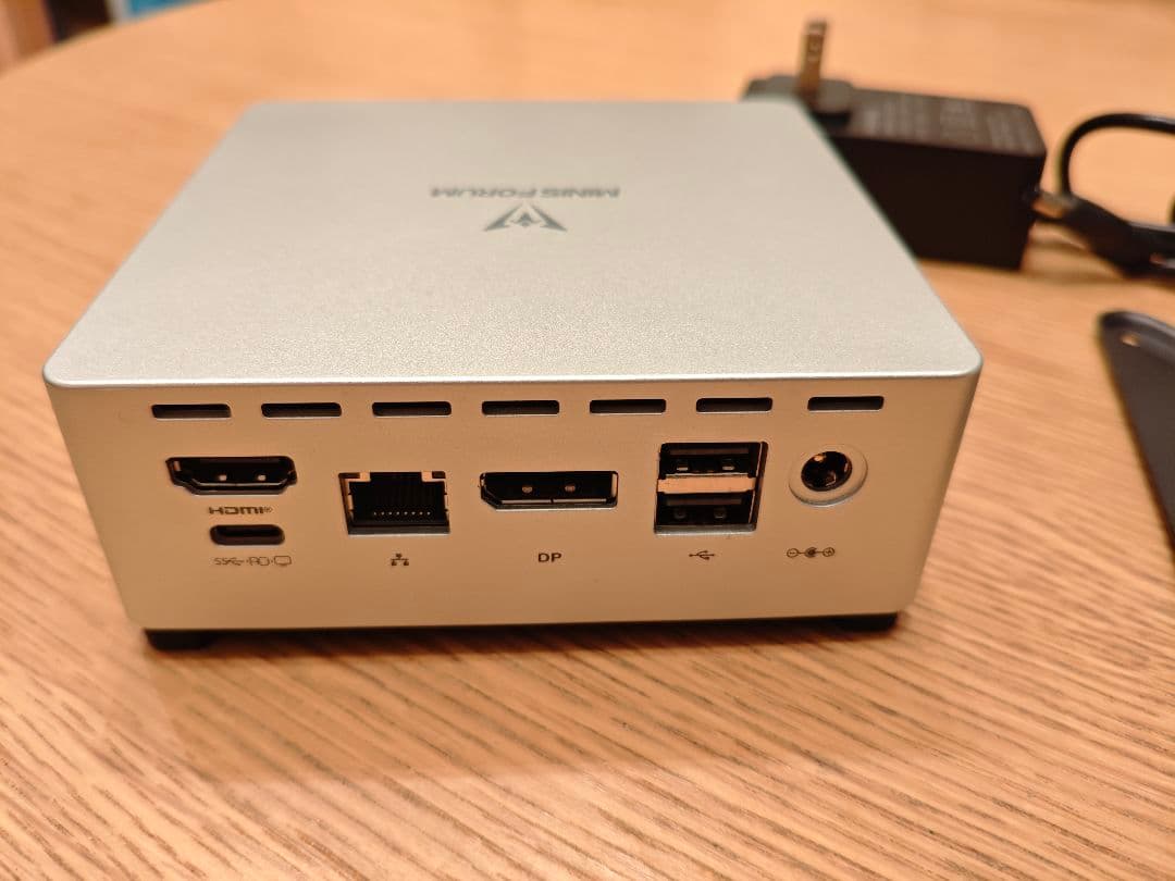 MINISFORUM UN100L ミニPC シルバー 16GB 512GB