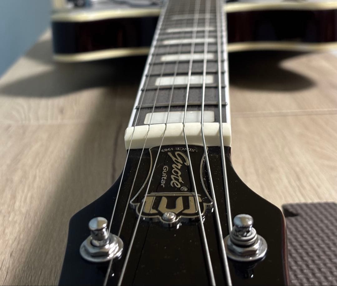 Grote セミアコ　ギターケース付き　【美品】　アンプ音出し確認済み