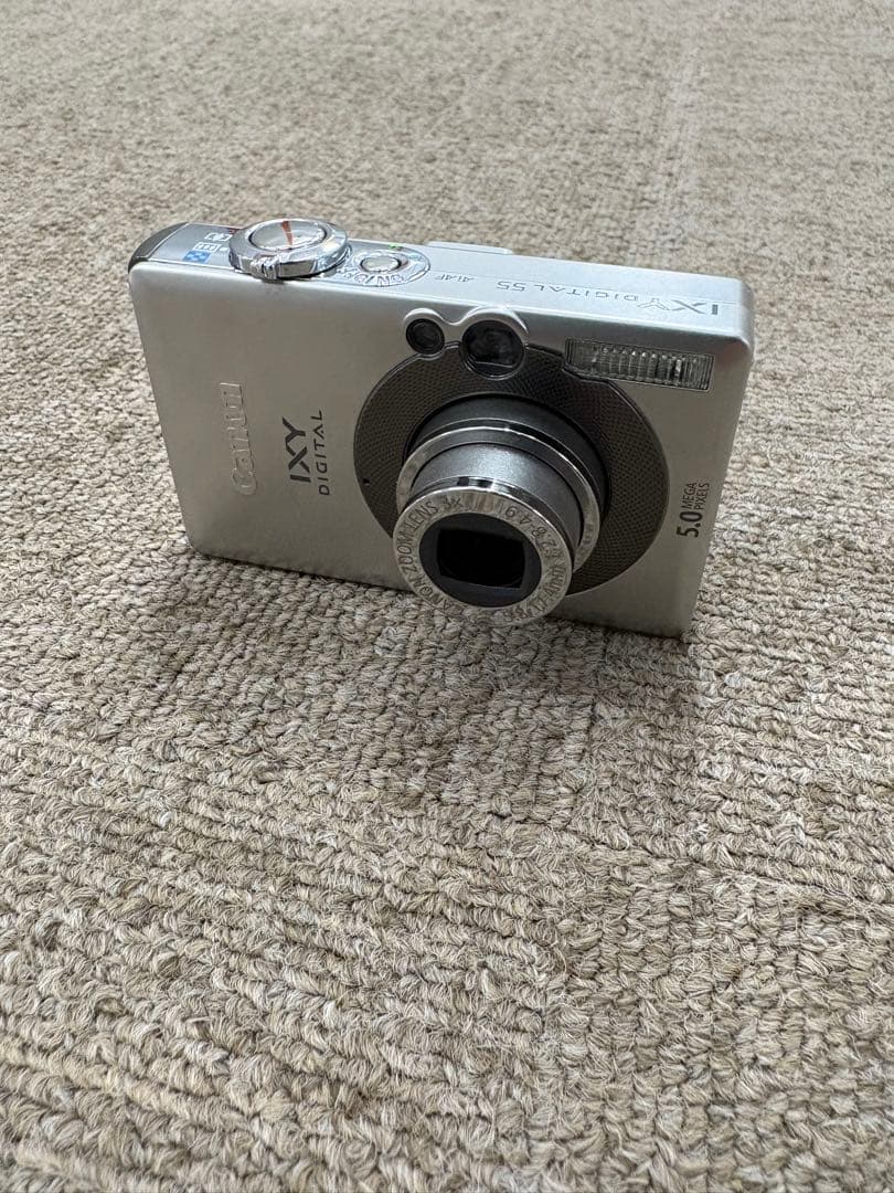 【極美品】Canon IXY DIGITAL 55 シルバー コンデジ 純正品