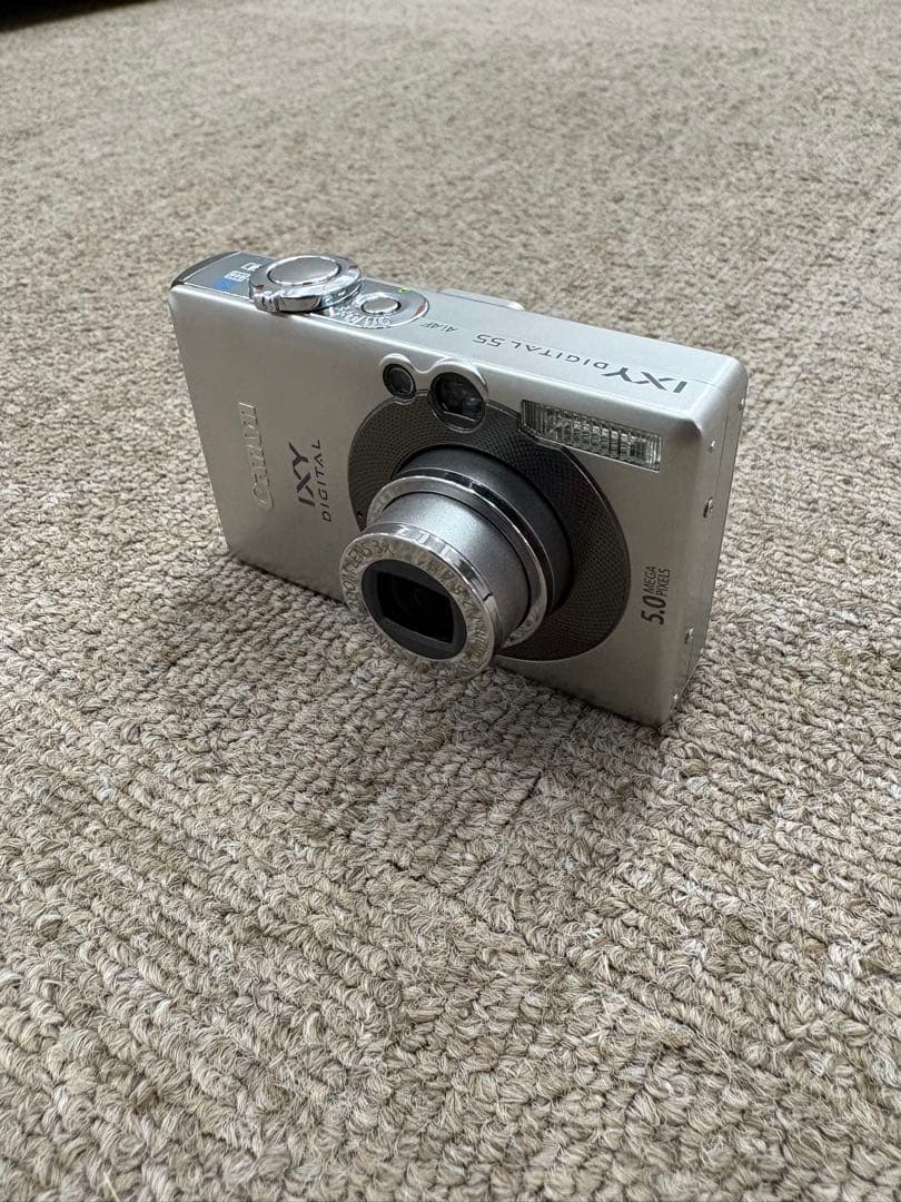 【極美品】Canon IXY DIGITAL 55 シルバー コンデジ 純正品