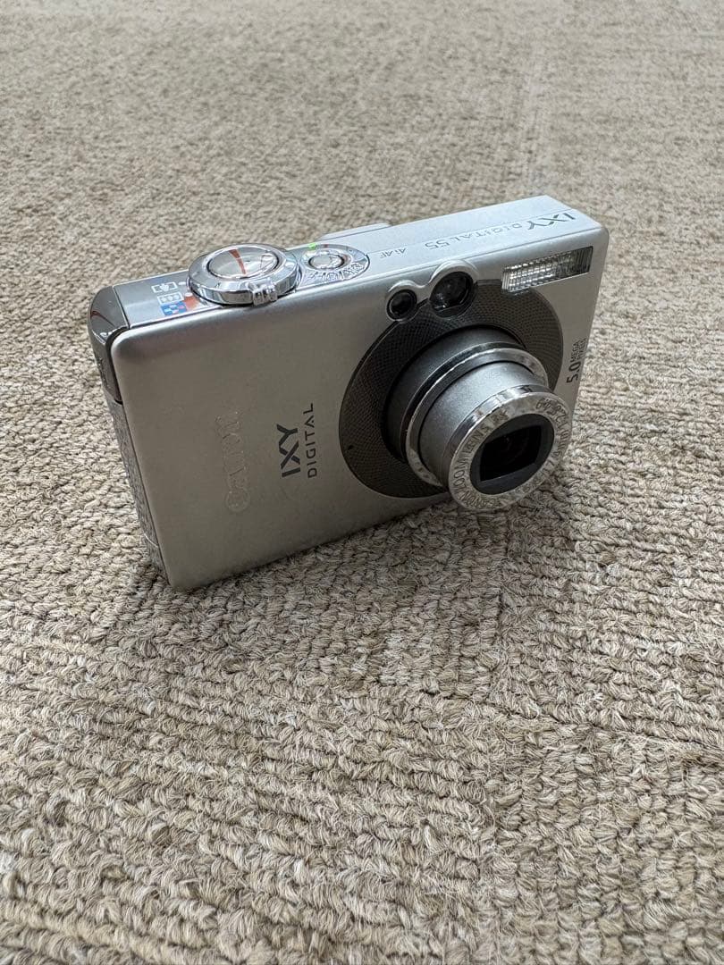 【極美品】Canon IXY DIGITAL 55 シルバー コンデジ 純正品