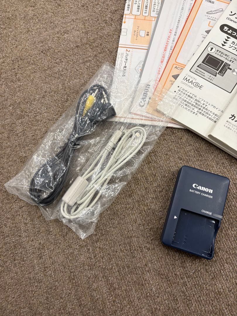 【極美品】Canon IXY DIGITAL 55 シルバー コンデジ 純正品