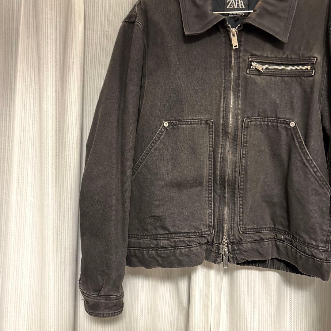 ⚠️最終値下げ価格⚠️ZARA ダブルジップデトロイトジャケット(M)