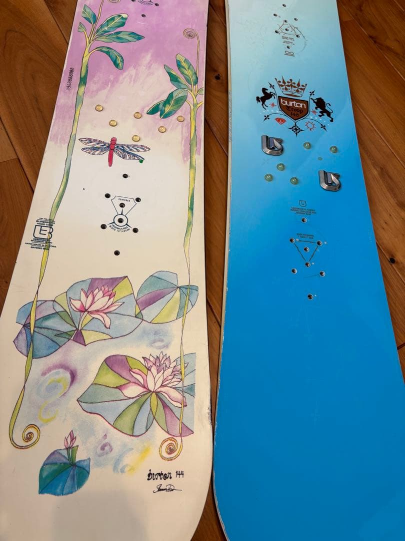 バートン スノーボード 2枚セット 144 & 146 Burton レディース