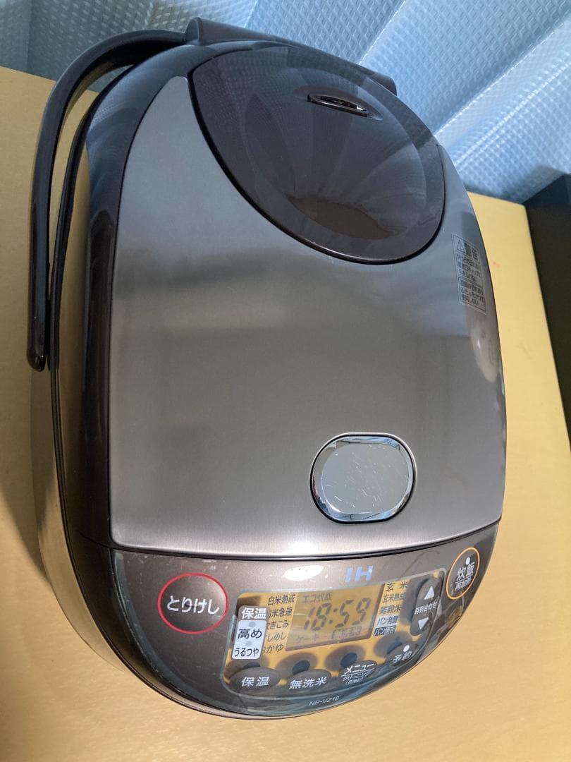 ★象印 IH炊飯ジャー 2019年製NP-VZ18 一升炊き　 極め炊き1,8L
