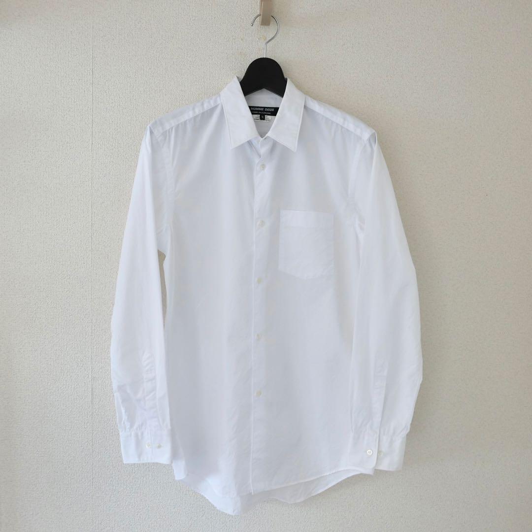 トップス COMME des GARCONS HOMME DEUX WHITE SHIRT