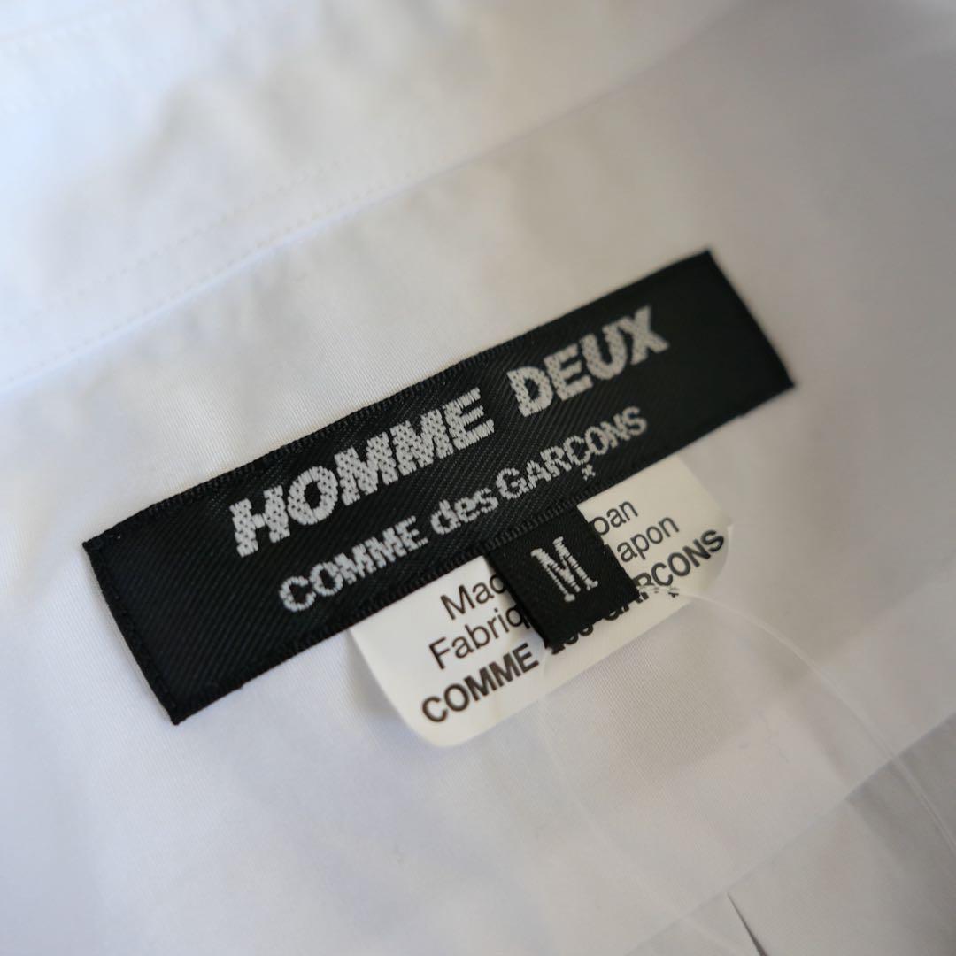 トップス COMME des GARCONS HOMME DEUX WHITE SHIRT