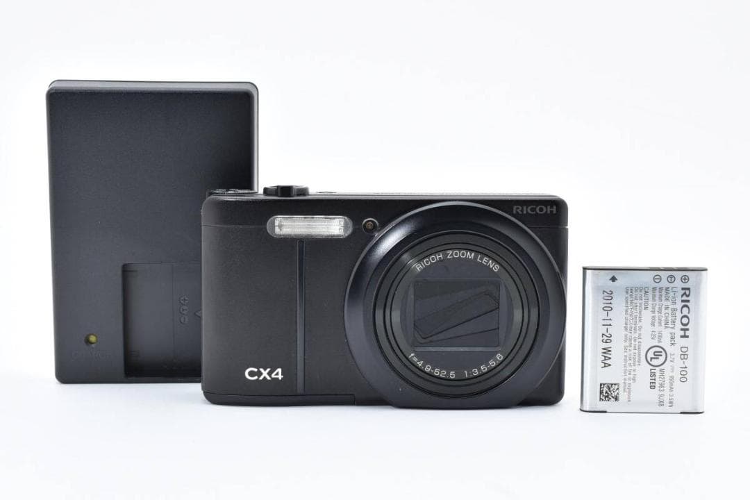 リコー　RICOH CX4 ブラック 動作確認済 ＃A328