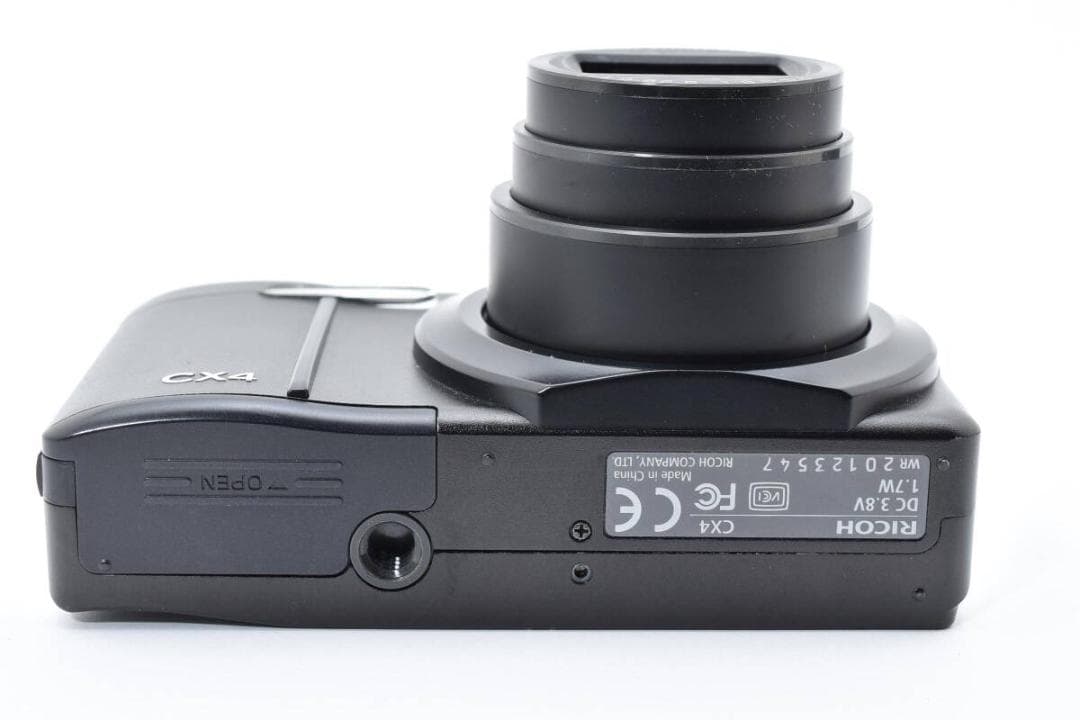 リコー　RICOH CX4 ブラック 動作確認済 ＃A328