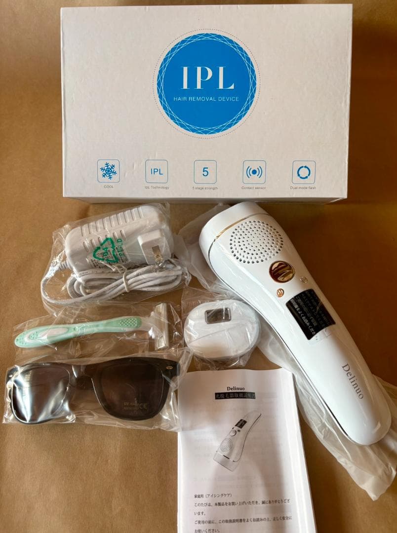 【在庫売り尽くし☆大特価】顔も脱毛OK♪ IPLパルス 光脱毛器 サロン仕様