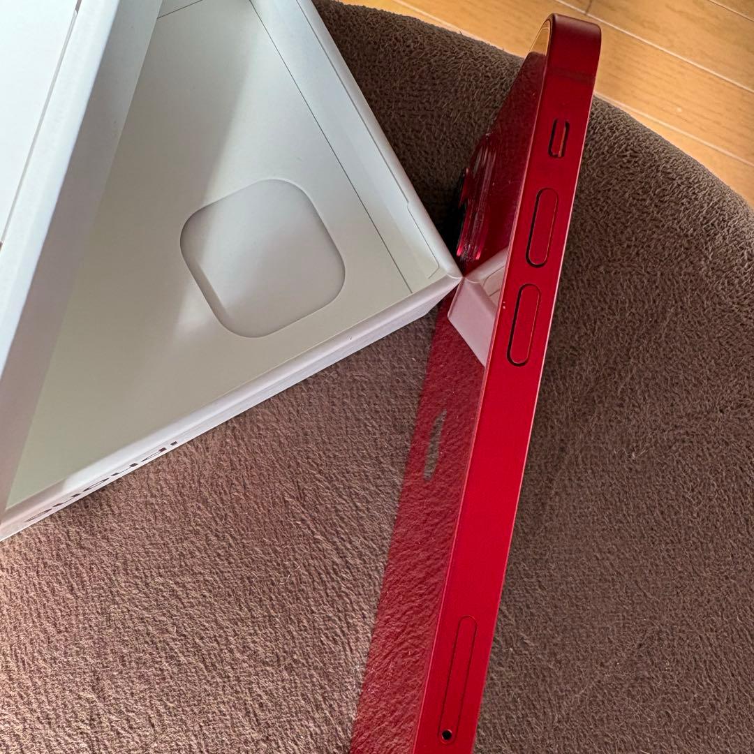 【美品】SIMフリー iPhone13mini 512GB red 箱付
