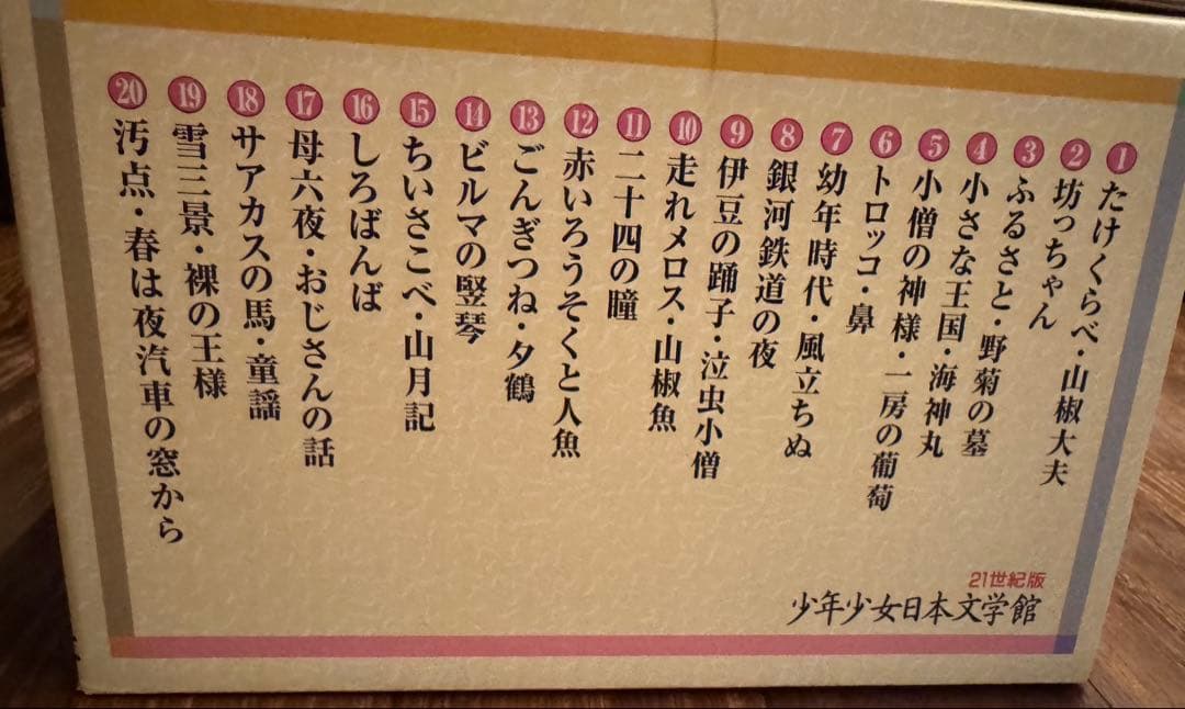 21世紀版 少年少女日本文学館 全20巻