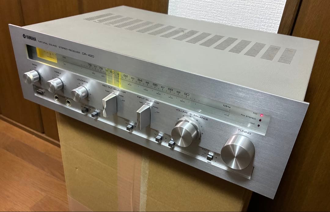 らん【知られざる名機・完動・美品】CR-420 YAMAHA レシーバー
