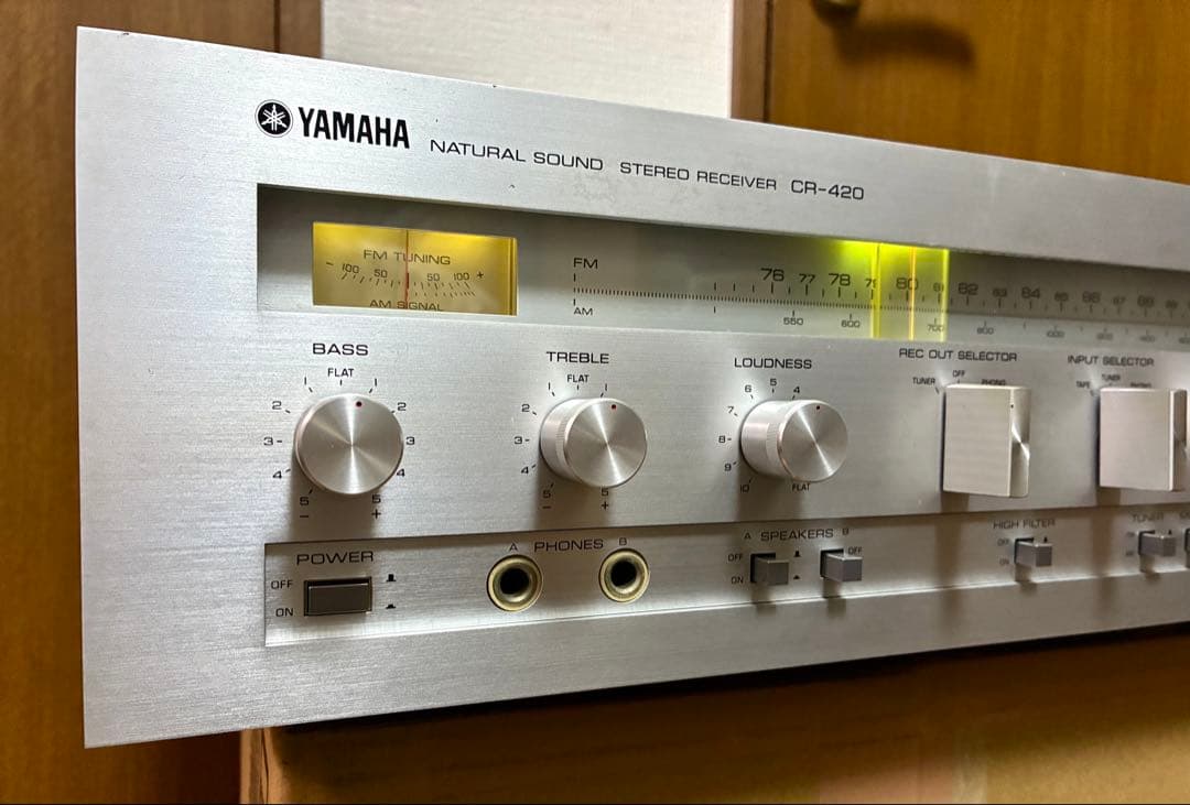 らん【知られざる名機・完動・美品】CR-420 YAMAHA レシーバー