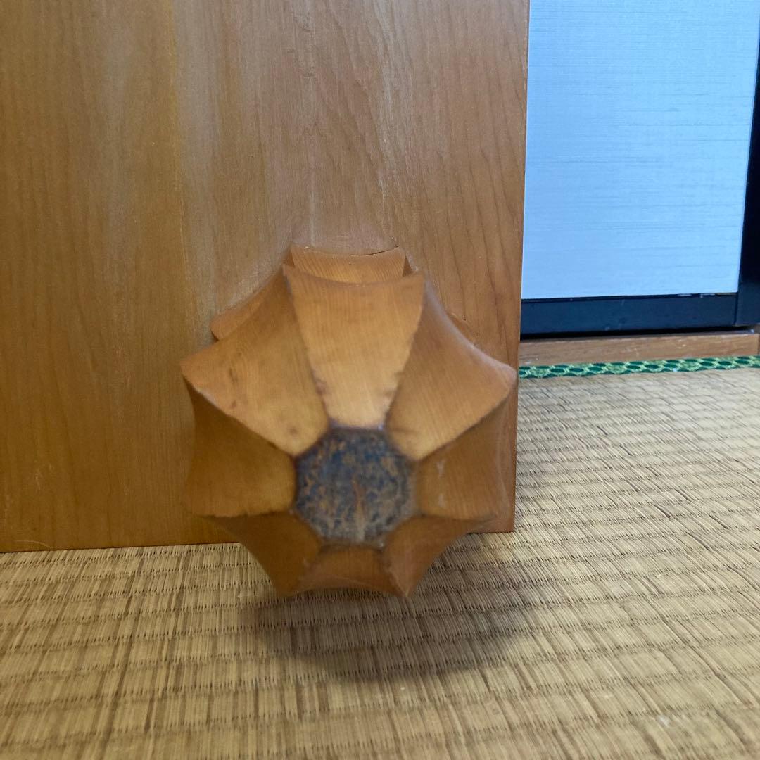 木製囲碁盤と黒白石セット