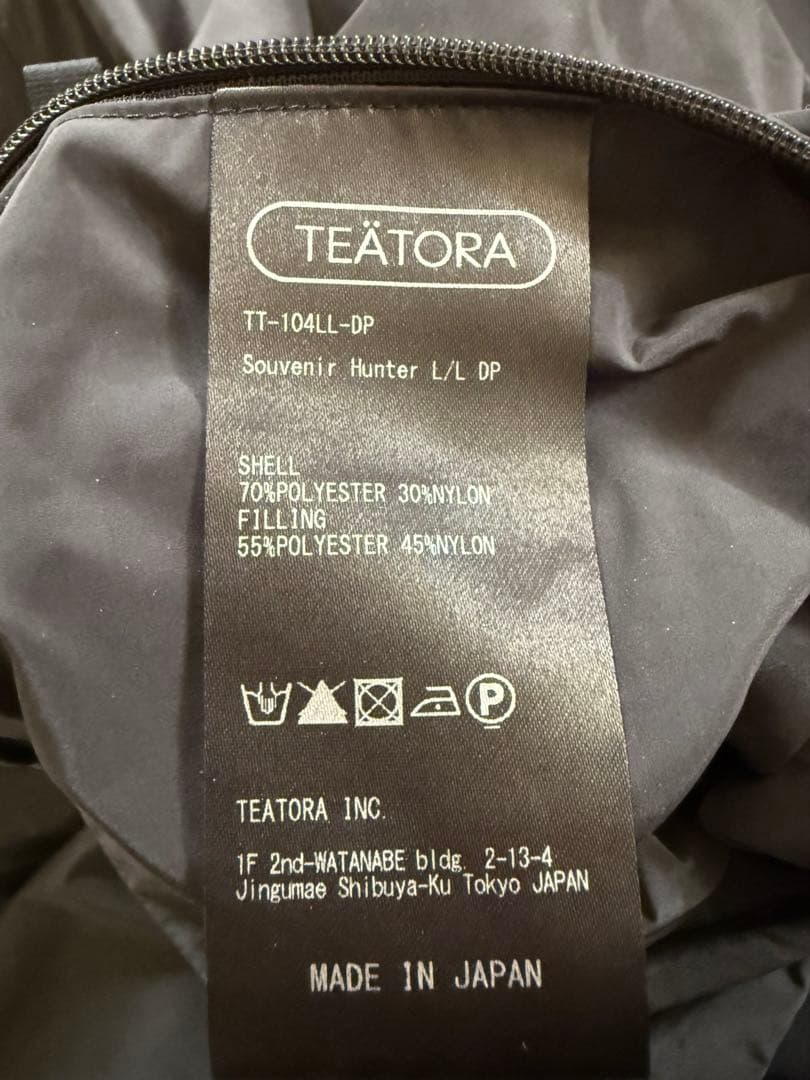 【★2024型超美品】TEATORA スーベニアハンター L/L DP サイズ4