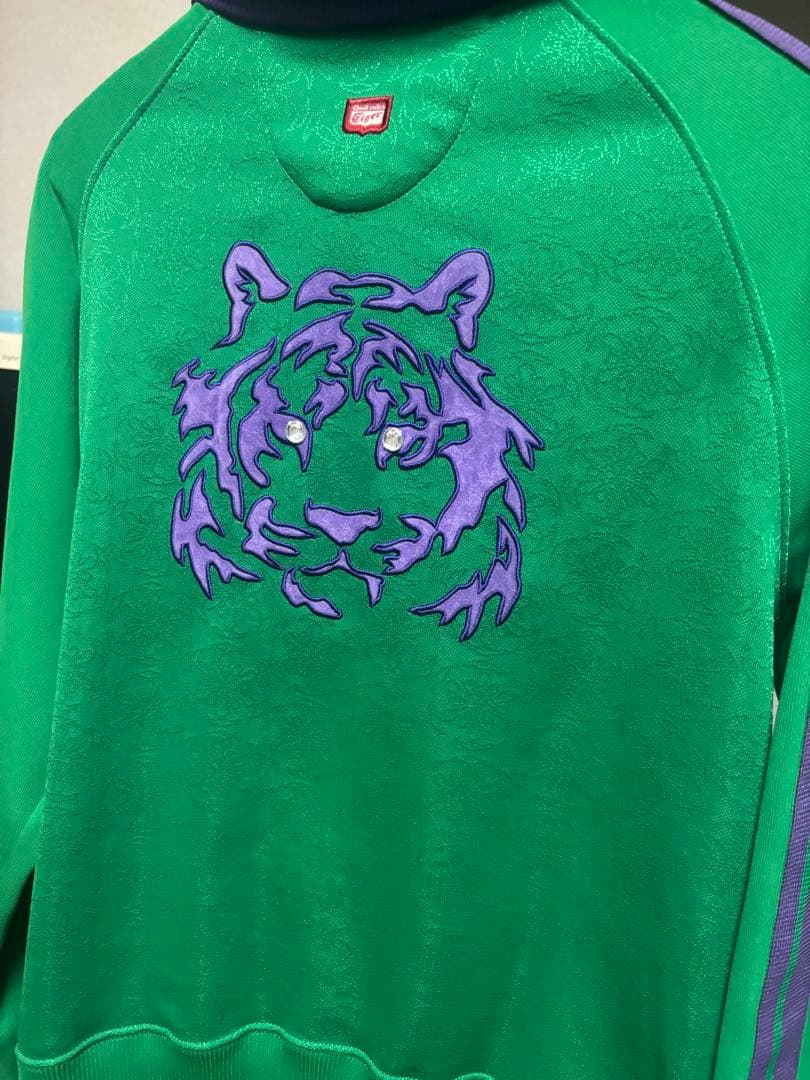 値下オニツカタイガー　トラックジャケット　ジャージ　グリーン
