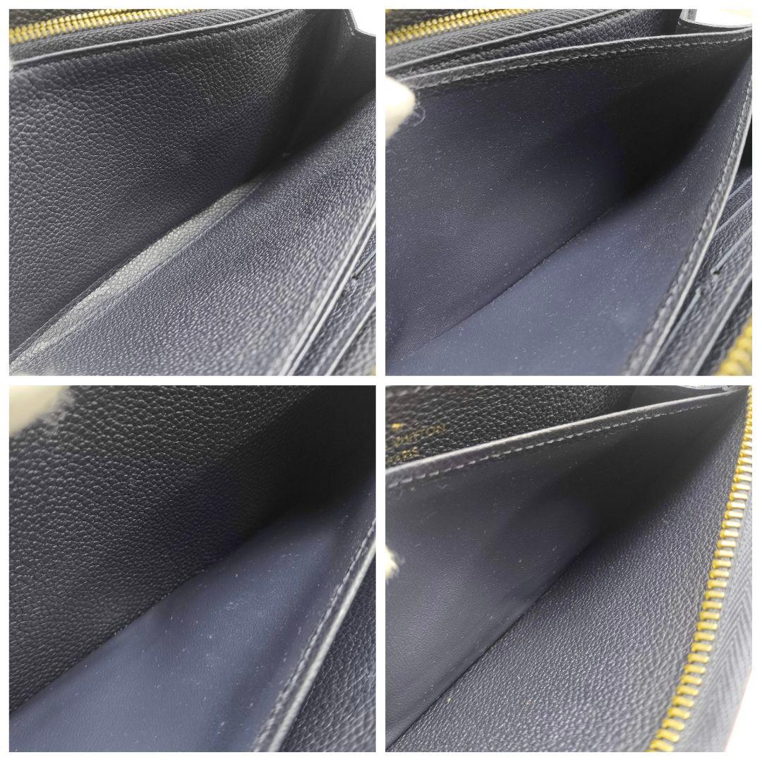 新型 アンプラント ジッピーウォレット ルイヴィトン マリーヌルージュ 長財布