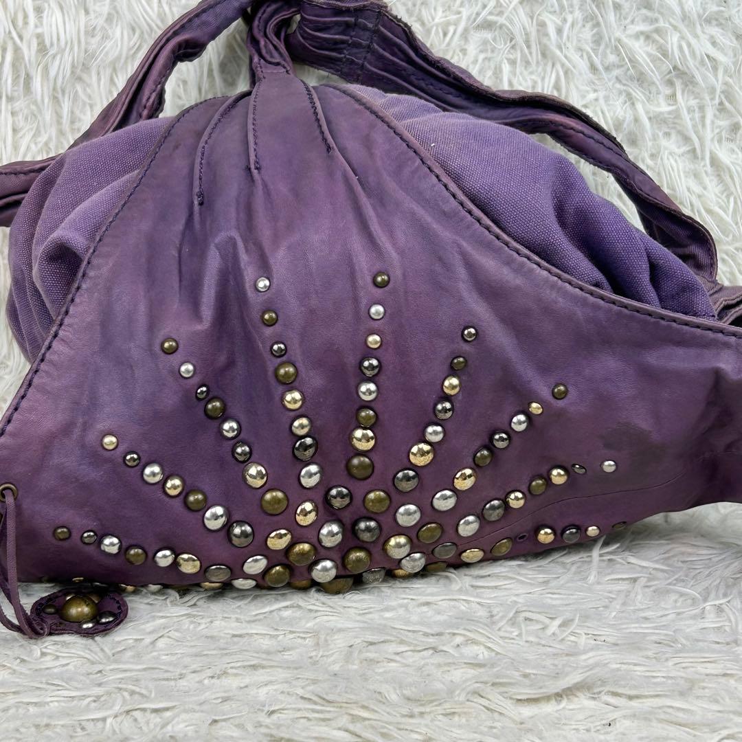 バッグ Archive DIESEL studs leather shoulderbag