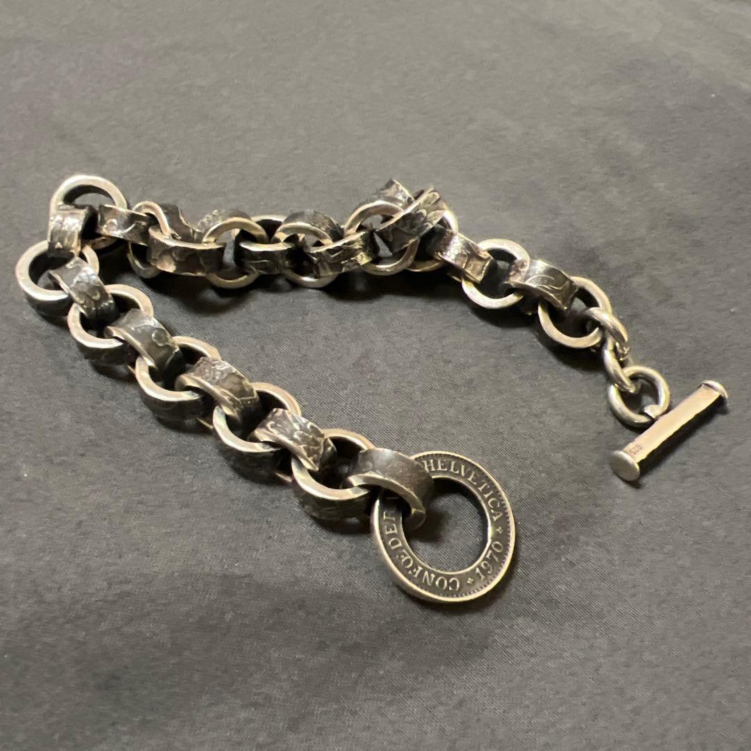 シルバーチェーンブレスレット